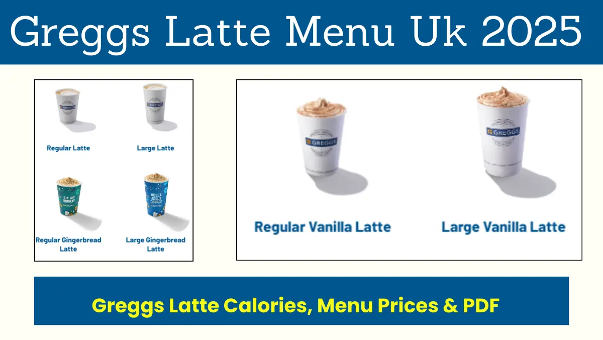 Greggs Latte Calories